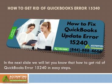 How to Resolve QuickBooks Payroll Update Error 15240