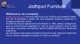 JODHPURI FURNITURE PowerPoint PPT Presentation