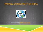MME Payroll Consultants in India