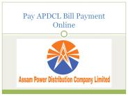 APDCL bill payment online