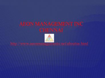 ((Aeon))) Management Inc Chennai Reviews (*&&()))