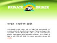 Best Private Transfer in Naples