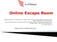 Online Excape Room- swift waiver PowerPoint PPT Presentation