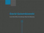 David Golembiowski - Experienced in Law Enforcement