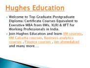 IIM Calcutta Courses | Big Data Analytics Courses | Hughes Education