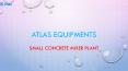Small Concrete Mixers - Price - Atlas Equipments PowerPoint PPT Presentation
