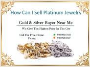 How can i sell platinum jewelry