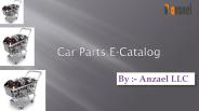 Car Parts E- catalog
