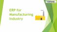 ERP for Manufacturing Industry PowerPoint PPT Presentation