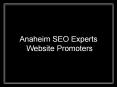 Anaheim SEO Experts PowerPoint PPT Presentation