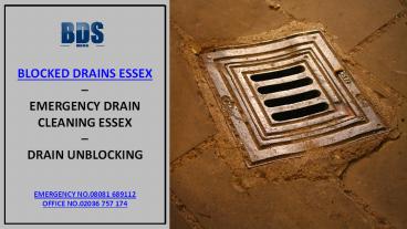 Blocked Drains Essex – Emergency Drain Cleaning Essex | Drain Unblocking