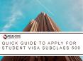 Complete Guide To Apply For Student Visa Subclass 500 PowerPoint PPT Presentation