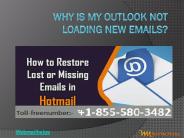 Why is my outlook not loading new emails?