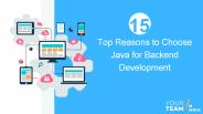 15 Top Reasons to Choose Java for Backend Development