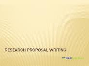 Research Proposal