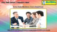Iowa State Business Users Email List