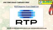 RTP Inspector Users Email List