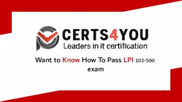 102-500 Braindumps 2019