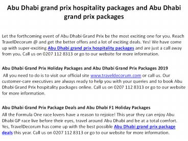 grand prix tickets online at traveldecorum