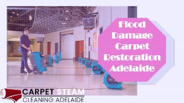 Flood Damage Restoration Adelaide