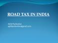Road Tax Online Payment PowerPoint PPT Presentation
