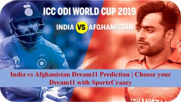 India vs Afghanistan Dream11 Prediction