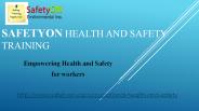 Top occupational health and safety courses provider in Canada