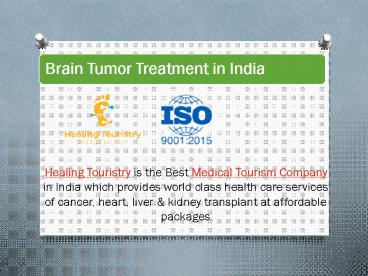 Get Quote for Brain Tumor Treatment in India