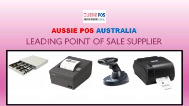 Run-Through of the POS System