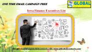 Iowa Finance Executives List