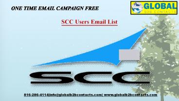 SCC Users Email List
