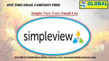 Simple View Users Email List