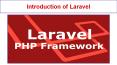 Introduction of Laravel PowerPoint PPT Presentation