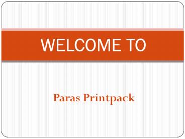 Printed Laminated Rolls