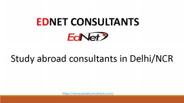 Top Education consultant in Delhi/NCR