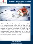 Property Management Services Malta | pdcmalta.com | Call - 356 9932 2300 PowerPoint PPT Presentation