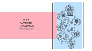 B2B Company Database | B2B Data Providers | ReachStream