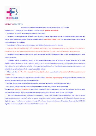 MBBS admission in Karnataka