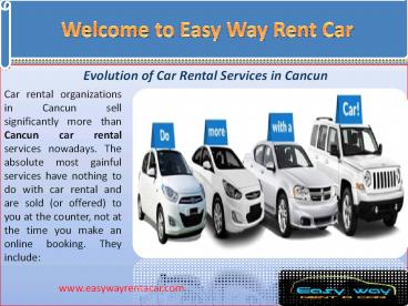 Visit Mexico with Easy Way Rent a Car