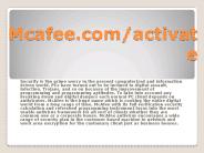 McAfee.com/Activate-Mcafee Antivirus Activation Key