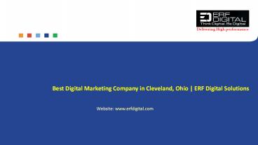 Best Digital Marketing Company in Cleveland, Ohio | ERF Digital Solutions