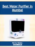 Best Water Purifier In Mumbai PowerPoint PPT Presentation
