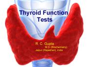 Thyroid function tests