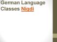German Language Classes NIgdi PowerPoint PPT Presentation