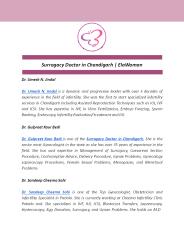 Surrogacy Doctor in Chandigarh | ElaWoman