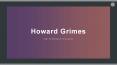 Howard Grimes - Provides Consultation in Strategic Planning PowerPoint PPT Presentation