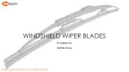Windshield Wiper Blades