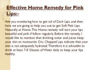 Home Remedies to Lighten Dark Lips Naturally