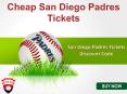 2019 San Diego Padres Match Tickets