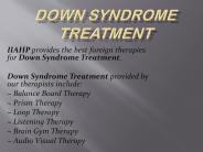 Down Syndrome Treatment